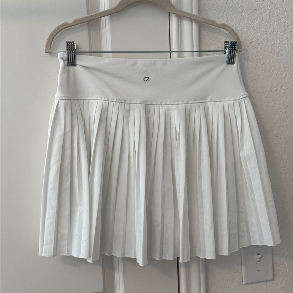 Gap White Pleated Mini Skort - image 4